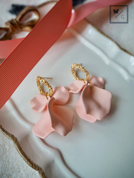 Love Is In The Air - Flower Petals Earrings