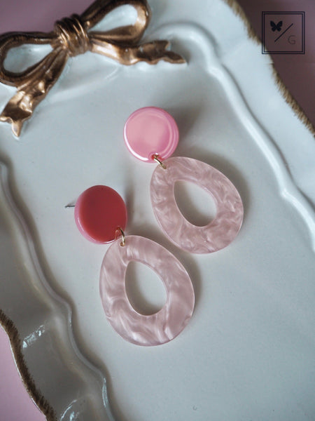 Love Is In The Air - Water Drop Shaped Dangling Earrings