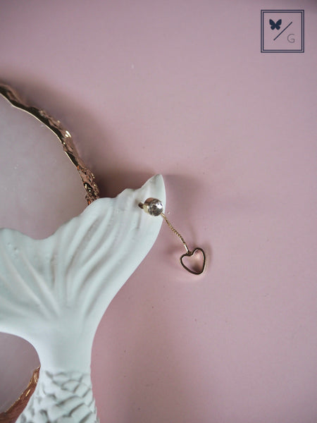 Love Is In The Air - Dangling Heart Earrings