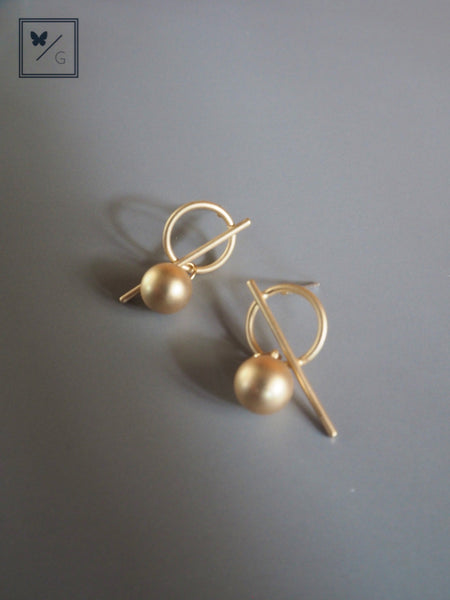 Cali Matte-Ball Earrings