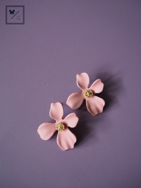 Gaby Flower Stud Earrings