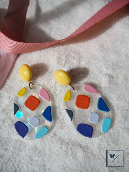 Millie Colourblock Earrings