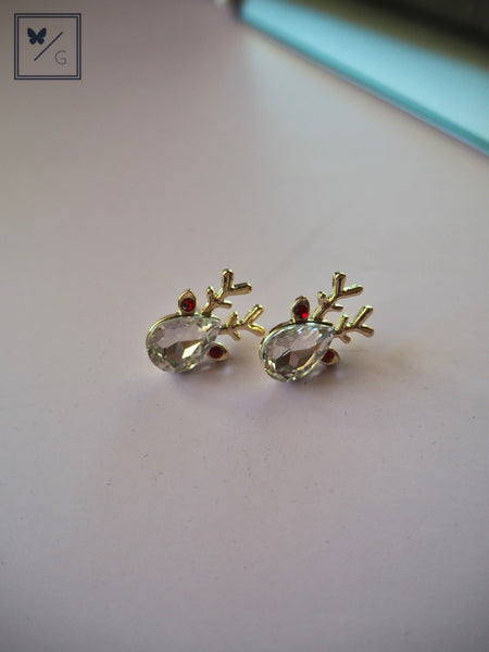 It's Beginning To Look A Lot Like Christmas - Reindeer Stud Earrings