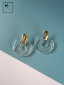 Avery Clear Acrylic Earrings