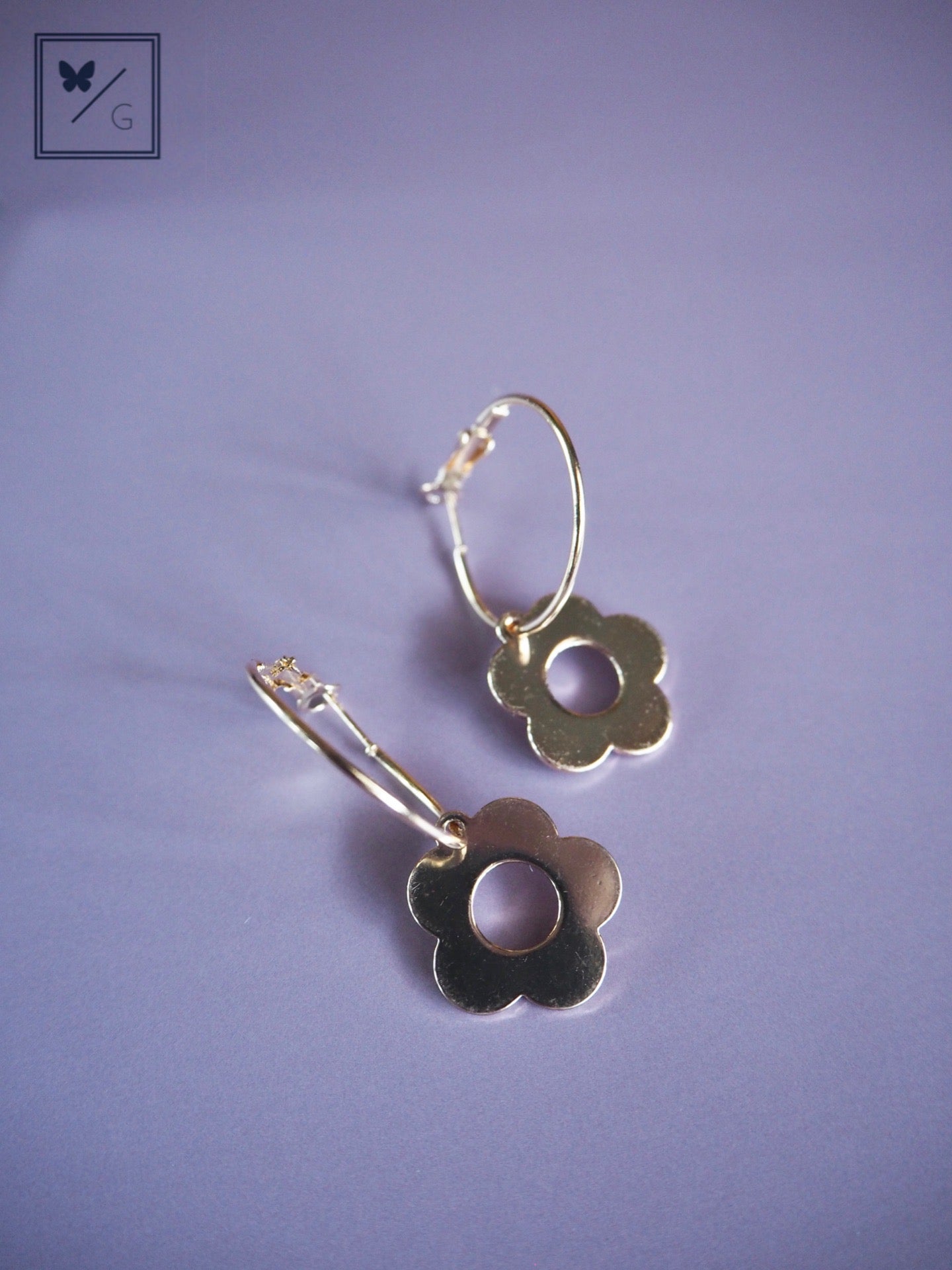 Eden Flower Charm Earrings