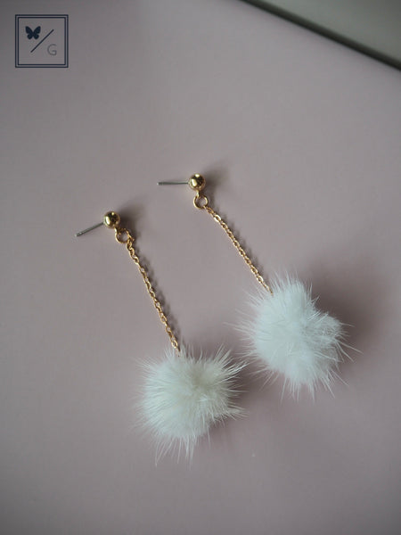 Fiona Pom-Pom Earrings