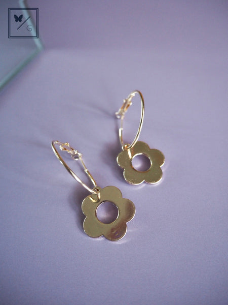 Eden Flower Charm Earrings