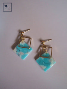 Cassidy Square-Acrylic Earrings