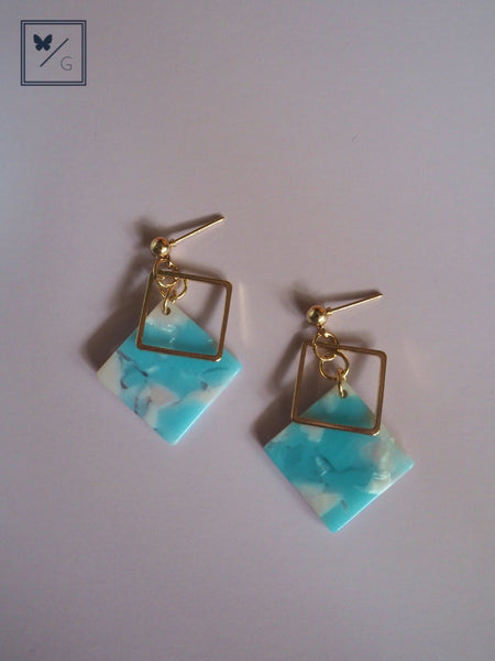 Cassidy Square-Acrylic Earrings