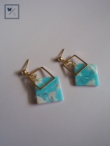 Cassidy Square-Acrylic Earrings